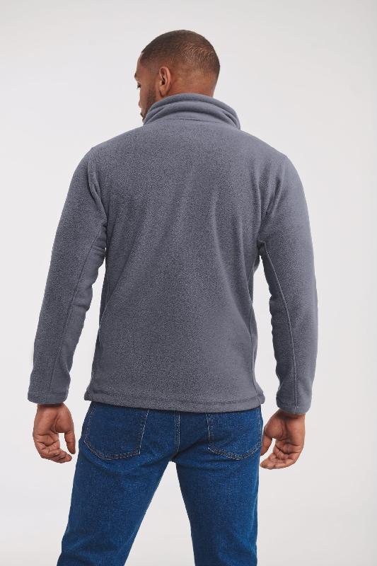 Veste polaire homme Russell - Réf: RU8700M - 100% polyester anti-peluches, 320 g/m², tailles 3XL et 4XL_1