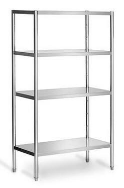Étagères en inox 4 niveaux 1200x500mm_1