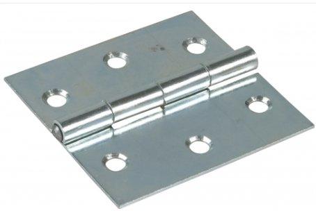 Charnière 63x63 zinguée forme carrée - 1paire - 2pcs_1
