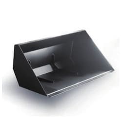 Godet à terre pour chargeuse - adaptable tous engins - toutes largeurs dès 74 cm - options dents forgées_1