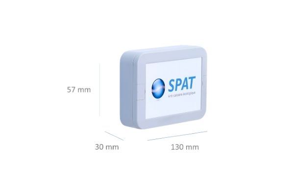 TFX Système - Appareil anti-calcaire électromagnétique pour chaudière et ballon d'eau chaude - Réf : TFX 12 - Dimensions : L 130 x l 57 x H 30 mm_1