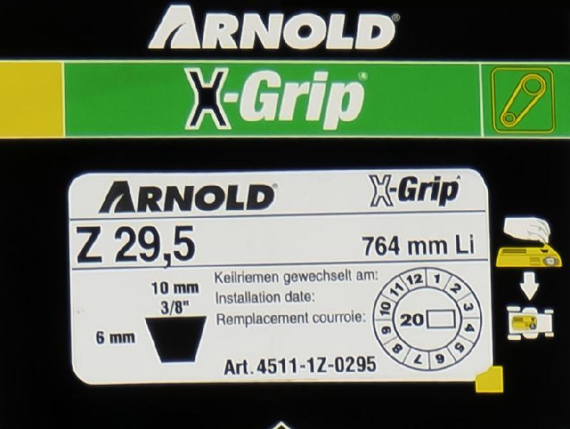 Courroie trapézoïdale X-Grip V - Type Z 29,5_1