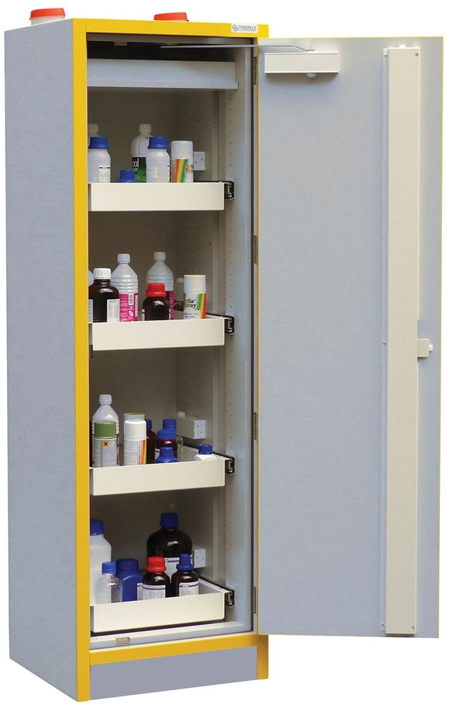 Armoire de sécurité pour produits inflammables, capacité : 130 l - as301p6t - delahaye industries_0