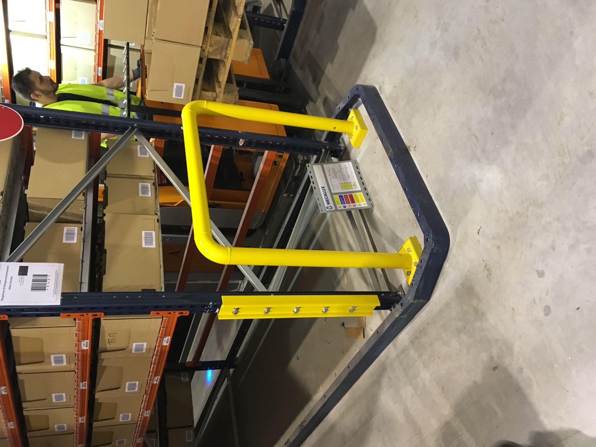 Barrière de sécurité flexible ARCOFLEX - Absorption des chocs et protection des piétons et machines_1