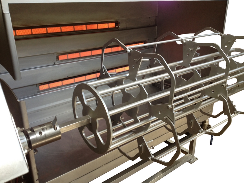 Kergrill - Rôtissoire industrielle à la broche avec système breveté - Ergonomique et certifiée CE 1312_1