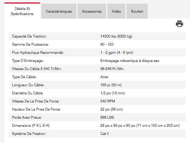 Fx140r - treuil forestier - wallenstein - capacité de traction 14000 lbs_1