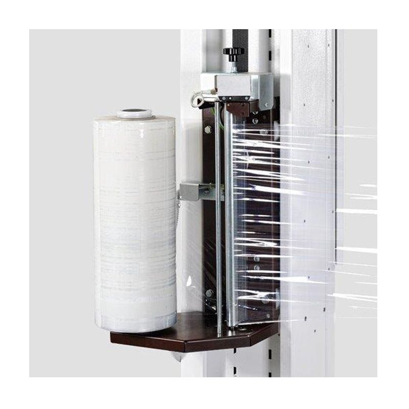 Goldwrap - Banderoleuse à plateau tournant Elena Marchetti - Dimensions 2600x1515x2570 mm - Semi-automatique avec film étirable_1