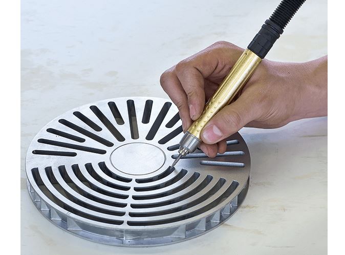 Meuleuse pneumatique légère et maniable - AG 360 - 0,07 kW, 60 000 tr/min, ø 3 mm, Réf. 42414_1