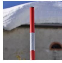 Piquet de neige en polycarbonate résistant aux températures jusqu'à -35°C - STI Balisage routier_1