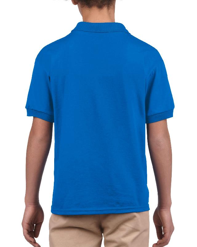 Polo jersey DryBlend enfant - Réf: GI8800B - 50% polyester, 50% coton prérétréci - Matière respirante et maille jersey_1
