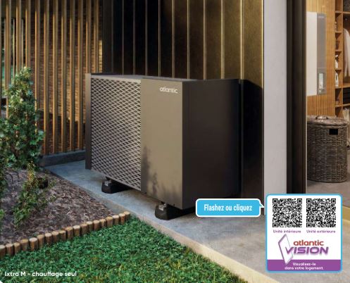 Pompe à chaleur air/eau monobloc pour la rénovation - Ixtra M - Silencieuse et connectée_1