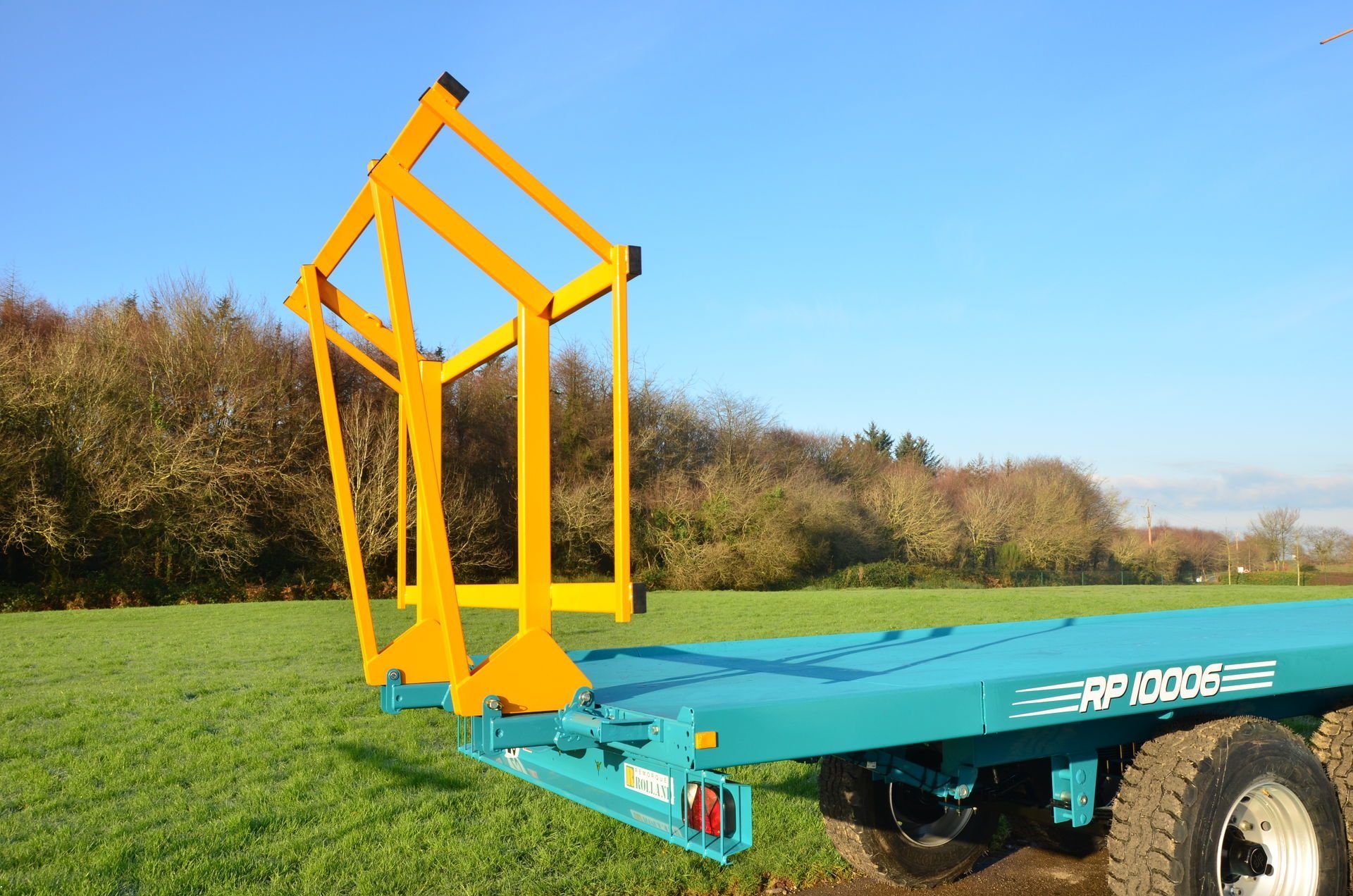 Remorque plateau agricole LSEL 10006 - Goldpais - longueur de caisse 10000 mm - PTAC 26000 kg - charge utile 20200 kg - sellette et tandem_1