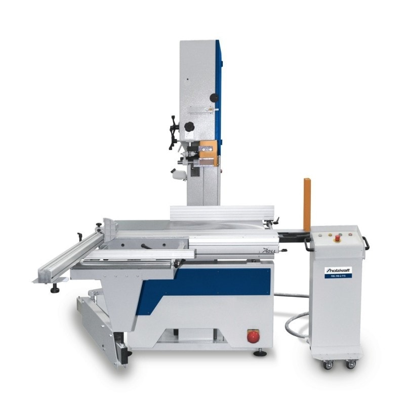 Scie à ruban à déligner Holzkraft FBS 840-2 F43 - 5152843 avec chariot coulissant et rallonge pour poutres et matériaux isolants_1