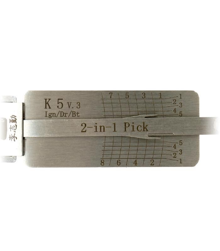 Lishi K5 - Crocheteur et décodeur 2-en-1 pour serrures automobiles Hyundai Kia 2016+_1