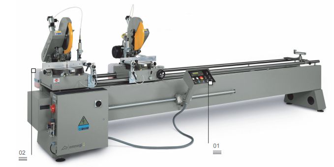Norma 2 - tronçonneuse à double tête - emmegi - lame de 400 mm_1