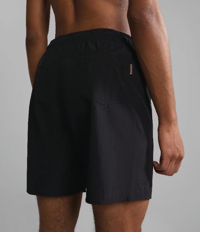 Short de bain V-Box - Réf: NP0A4GAH - 100% polyamide, ajustable avec cordon et taille élastique - Marque Napapijri_1
