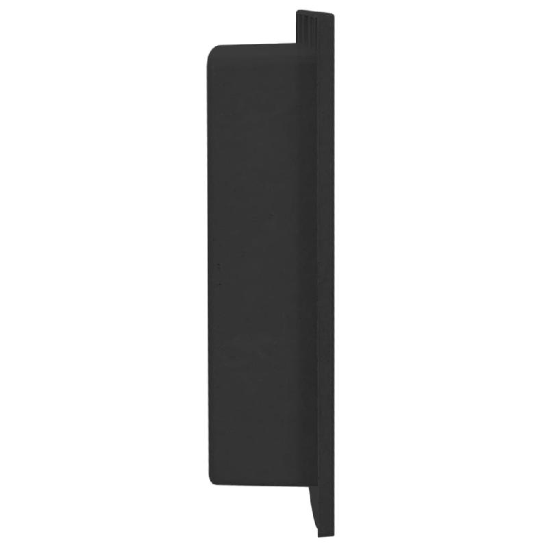 Vidaxl niche de douche noir mat 41x51x10 cm 151394_1
