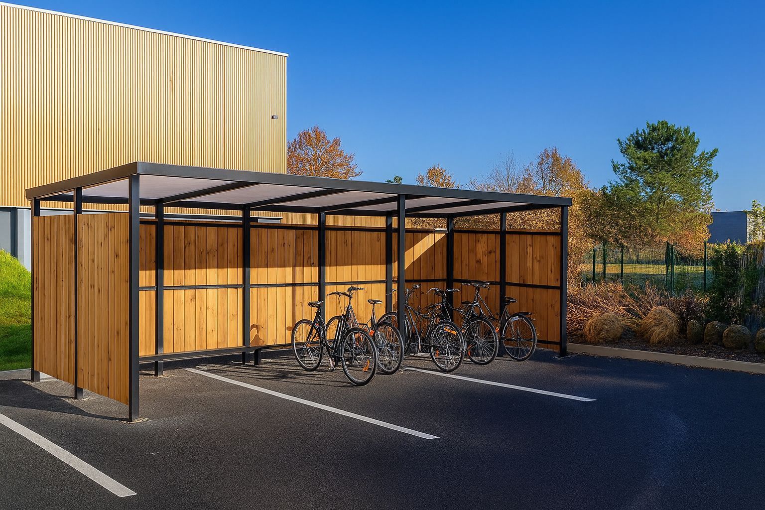 Abri moto medium bosco largeur 6,25m profondeur 2,5m