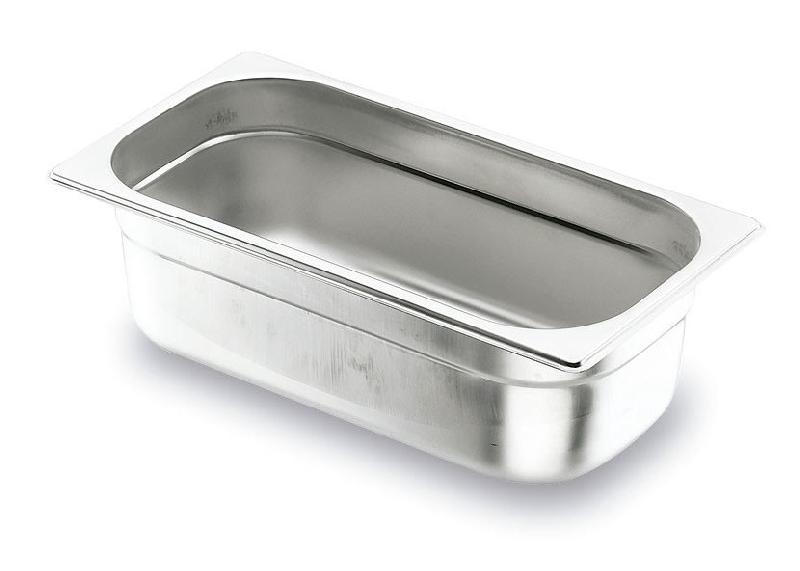 Bac GN Gastro 1/2 Inox - Hauteur 65 mm - Empilable et compatible réfrigération, congélation et cuisson_1