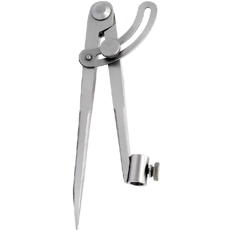 Compas à charnière porte-crayon 1/4 cercle en acier - 200 mm - Référence 190045_1