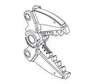 Multifonction IMP 20 - Configuration brise-roches, broyeur et cisailles - Indeco Ind. Spa_1