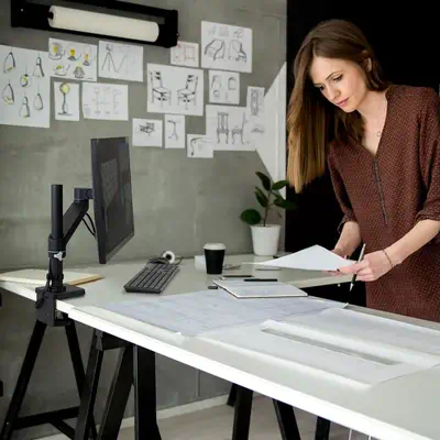 Nx monitor arm black_1