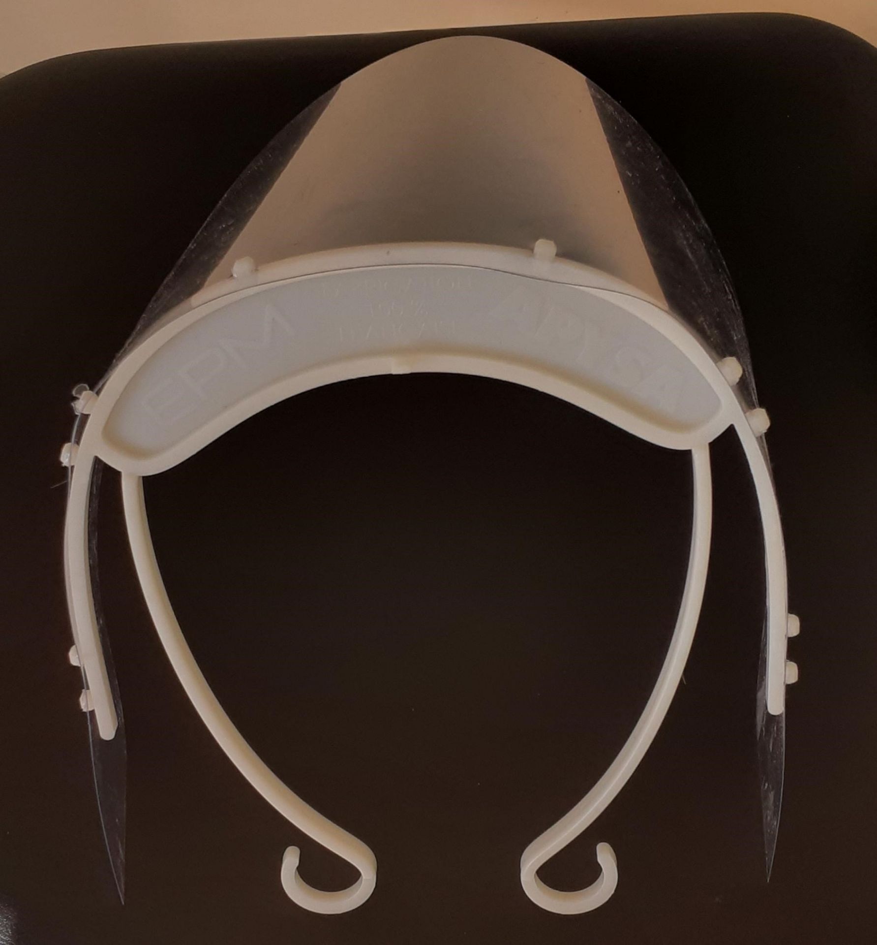 Visière de protection - Fabrication française - Compatible lunettes et masque FFP2 - APYSA_1