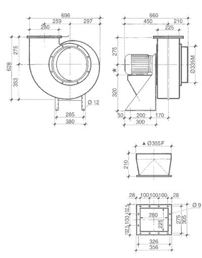 Vsbl 35 - ventilateur centrifuge industriel - Plastifer - basse pression - certifié ATEX - polypropylène antistatique_1