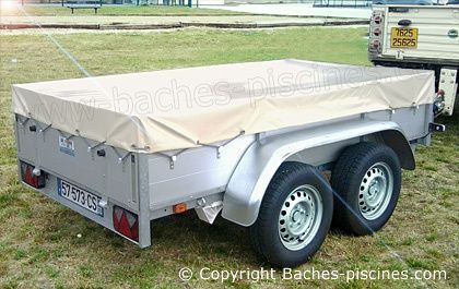 Bâche, filet et capot pour remorque - bâches piscines - pvc 650g/m²_1