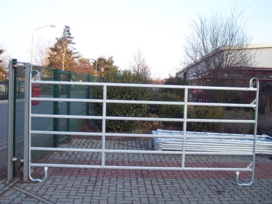 Barrière agricole en acier carbone étiré galvanisé à chaud - GEC 360 - 3,6m x 1,6m - 6 traverses_1