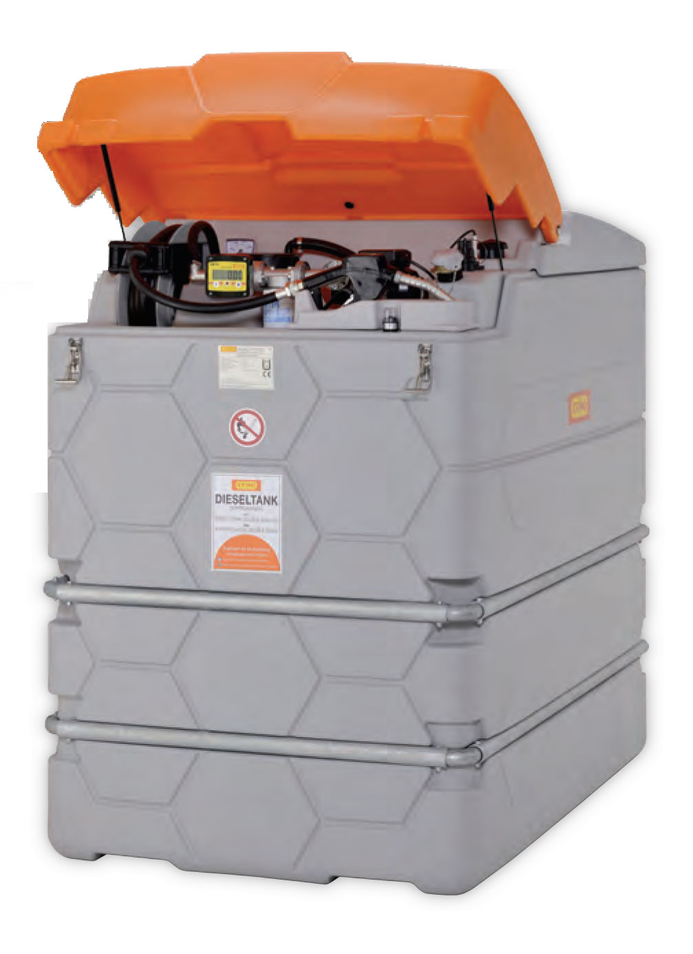 Citerne à carburants équipée d'un pistolet automatique de ravitaillement