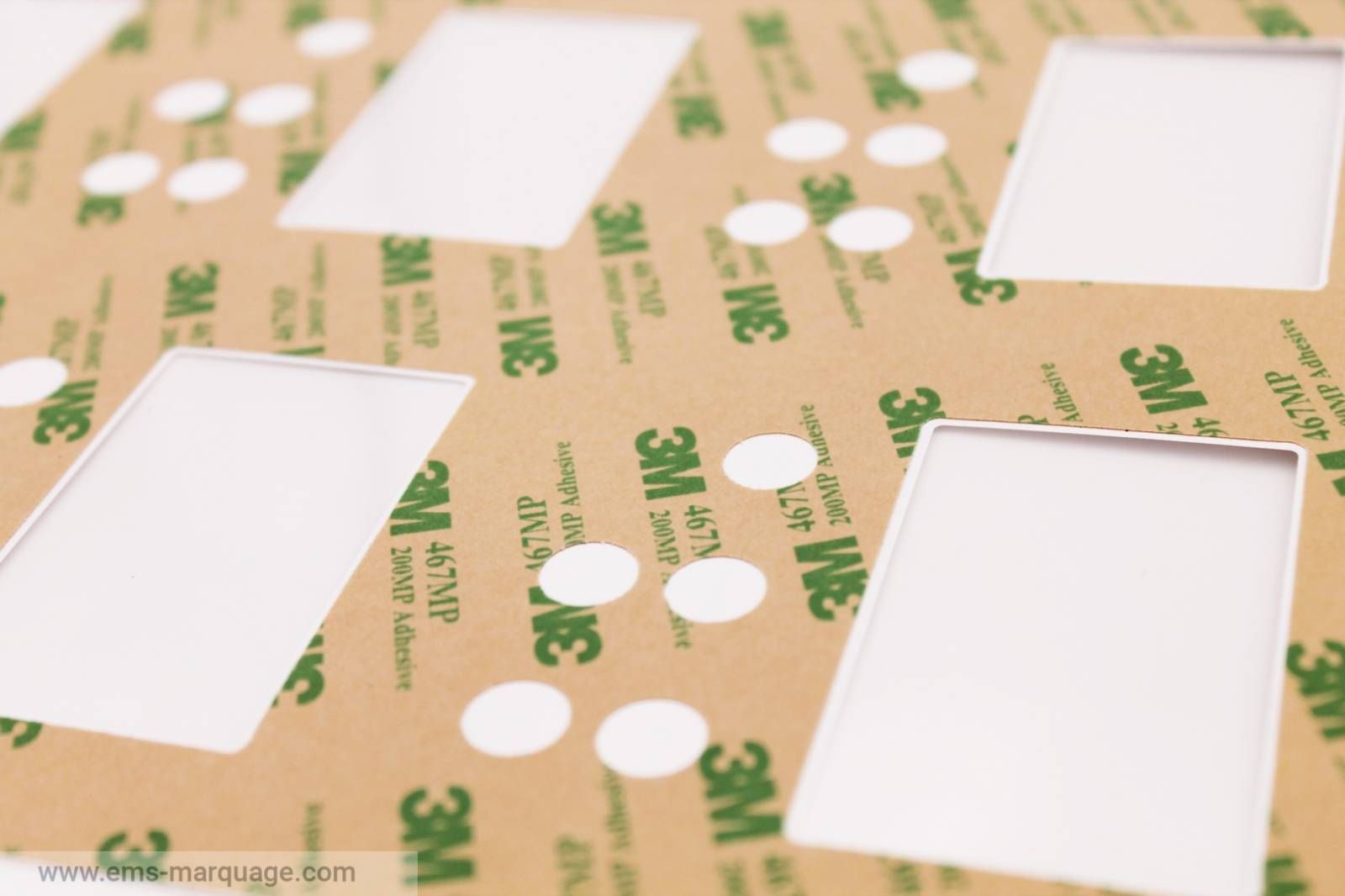 Impression sérigraphie - ems marquage - sur lexan avec adhésif 3m_1