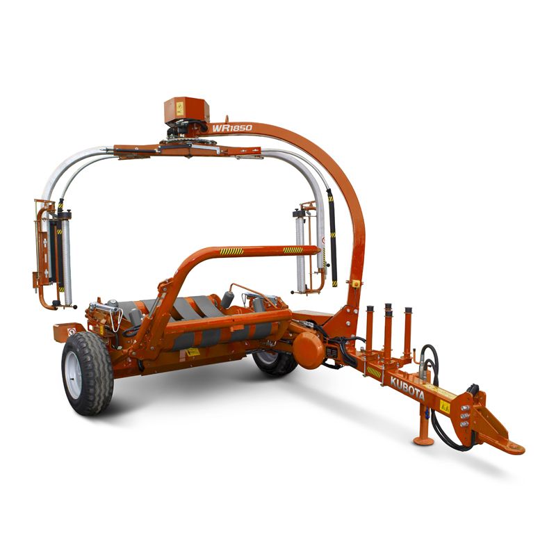 Wr1850 - Enrubanneuse agricole Kubota Europe SAS - Modèles: WR1850J et WR1850C - Balles jusqu'à 1500kg_0
