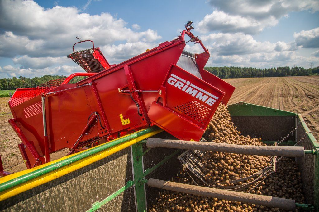 Arracheuse 2 rangs Grimme SE 260 avec traitement doux et haute performance