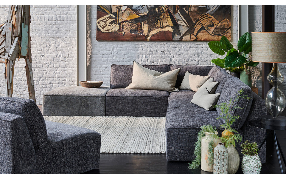 Chauffeuse double 130 cm - Albi - Home Spirit - Personnalisable avec tissus haut de gamme - Fabrication française_1