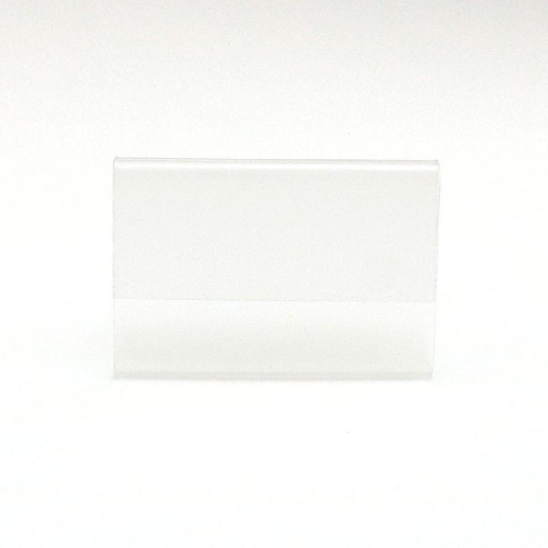 Chevalet transparent pour étiquettes 8x6cm - par 10 - acrylique_1