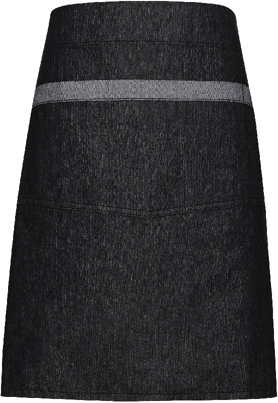 Tablier taille Denim 'Domain' - Réf: PR128 - 70% coton, 30% polyester - Style industriel avec œillets en métal_1