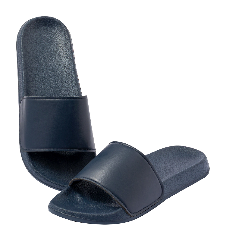 Tongs de plage unisexes - EVA et similicuir - Couleur bleu foncé - Poids 240 gr_1