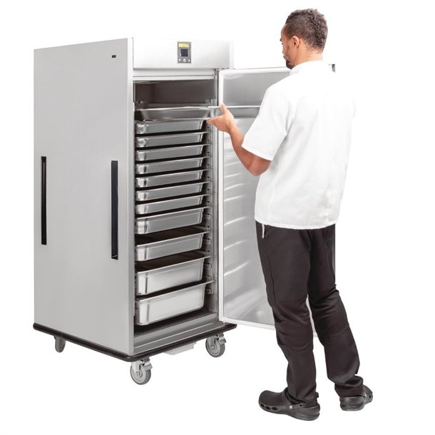 Armoire chauffante de maintien en température - Buffalo - 16 x GN 2/1 - CP829 - grande capacité en acier inoxydable_1