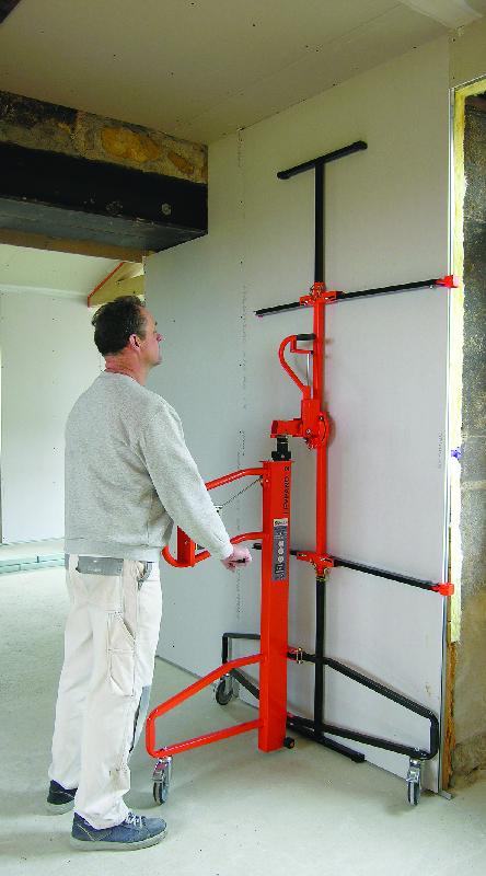 Lève-plaques Romus-Plac 4000-2 - Rallonge intégrée jusqu'à 4 m - Poignée ergonomique et système de freinage_1