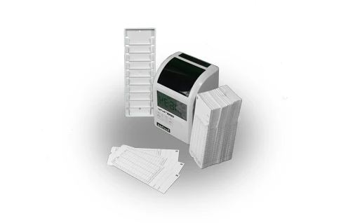 Pack de pointeuse PR100 avec 100 fiches P10 et casier de rangement 10 cases_1