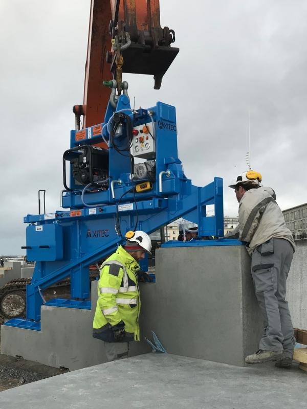 Palonnier à ventouse pour le béton sur mesure, sur cahier des charges_1