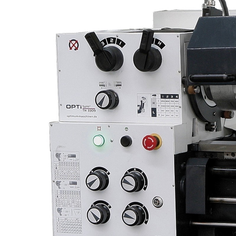 Machine-outil Optimum TH 3309 avec boîte de vitesse intégrée