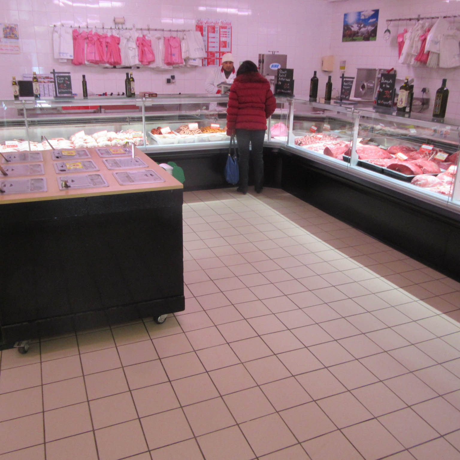 Vitrine réfrigérée traditionnelle - service arrière - verre droit - groupe ext. - intérieur inox - éclairage LED_1