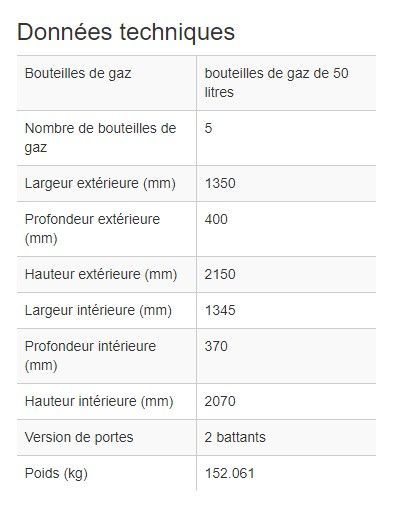 158053w - armoire pour bouteilles de gaz lg 1350_1
