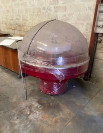 Buffet réfrigéré rond central pour self-service - Occasion bon état - Froid positif 0 à +10°C - Capot relevable électriquement_2