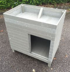 Carré potager sur pied avec rangement 80cm 100% RECYCLE - CPR80_2