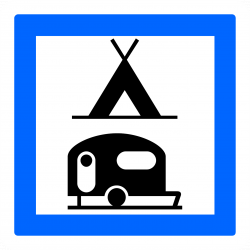 Panneau services terrain de camping pour tentes, caravanes et autocaravanes - CE4c - Made in France_1