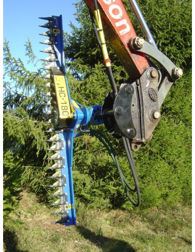 Outil de coupe rapide HC180 pour mini-pelles