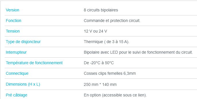 Bipolaire 8 - tableau électrique - seatronic - 12v - 24v_1